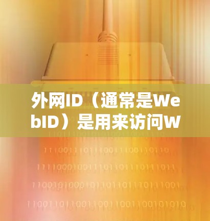 外网ID(通常是WebID)是用来访问Web内容的,无法直接下载软件或工具。然而,如果你需要下载特定类型的加速器或工具,可以考虑以下方法