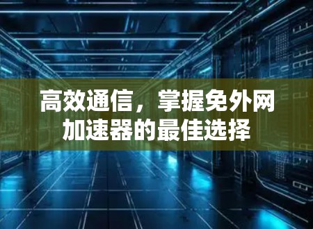 高效通信，掌握免外网加速器的最佳选择