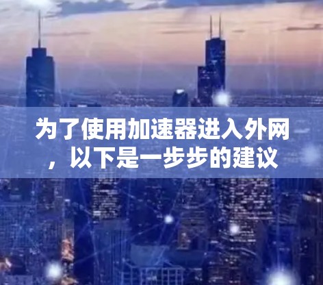 为了使用加速器进入外网，以下是一步步的建议