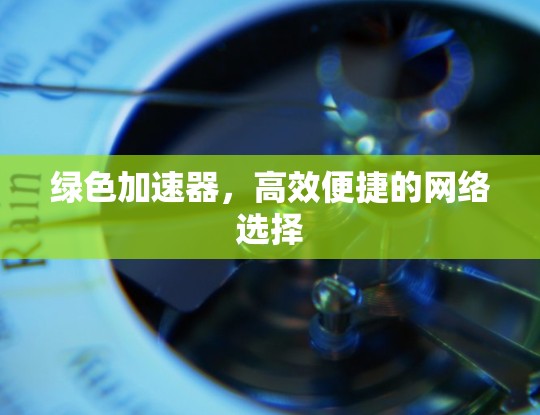 绿色加速器，高效便捷的网络选择