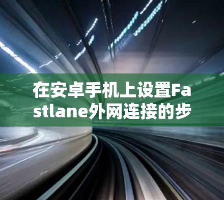 在安卓手机上设置Fastlane外网连接的步骤如下