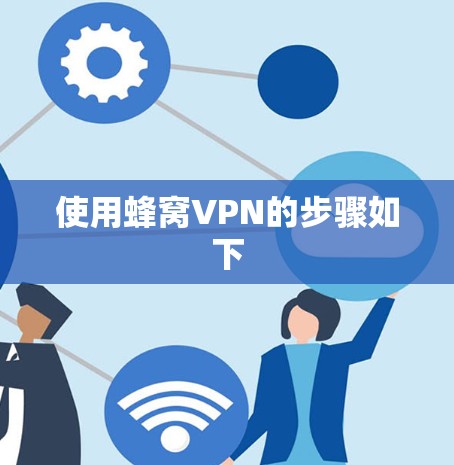 使用蜂窝VPN的步骤如下