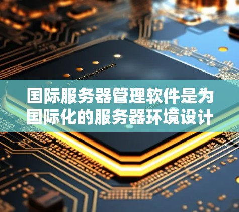 国际服务器管理软件是为国际化的服务器环境设计的，旨在管理服务器的网络、资源分配和监控。以下是对这些软件的详细分析和学习建议