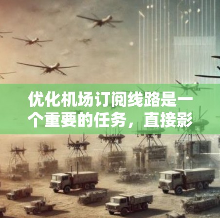 优化机场订阅线路是一个重要的任务,直接影响到用户体验和运营效率。以下是一个详细的优化方案 优化机场订阅线路是一个重要的任务,直接影响到用户体验和运营效率。以下是一个详细的优化方案