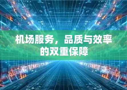 机场服务,品质与效率的双重保障 机场服务,品质与效率的双重保障
