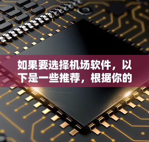 如果要选择机场软件,以下是一些推荐,根据你的需求和用途来选择 如果要选择机场软件,以下是一些推荐,根据你的需求和用途来选择