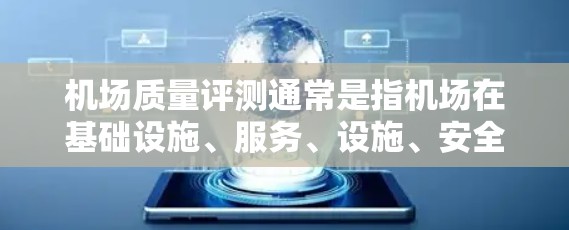 机场质量评测通常是指机场在基础设施、服务、设施、安全等方面的表现和评估。机场质量评测通常通过国际标准和指标来衡量机场的运营质量和效益。以下是机场质量评测的一个典型框架和指标