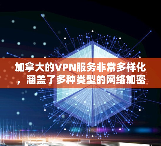 加拿大的VPN服务非常多样化，涵盖了多种类型的网络加密服务，以满足不同用户的需求。以下是关于加拿大VPN的一些关键信息