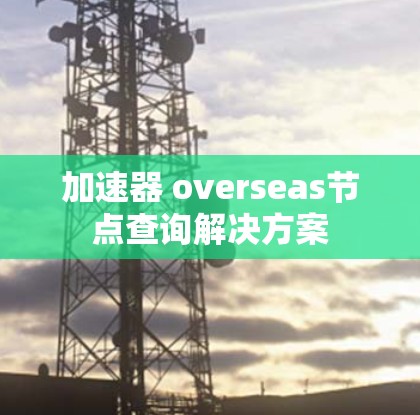 加速器 overseas节点查询解决方案
