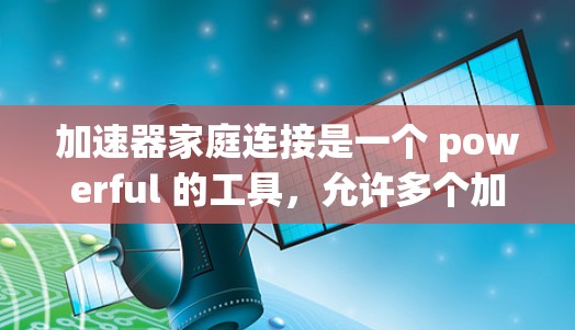 加速器家庭连接是一个 powerful 的工具，允许多个加速器共享同一个项目，显著提升代码的可维护性和可读性。以下是对加速器家庭连接的详细总结和步骤说明
