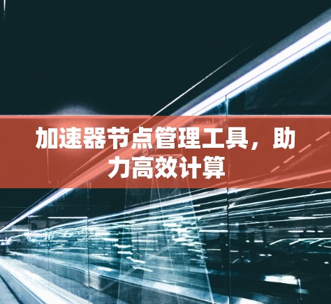 加速器节点管理工具,助力高效计算