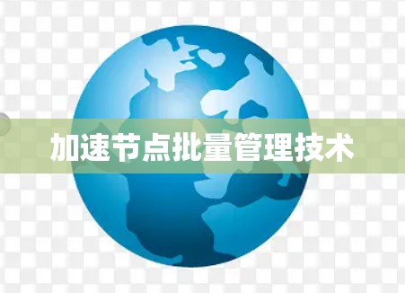 加速节点批量管理技术